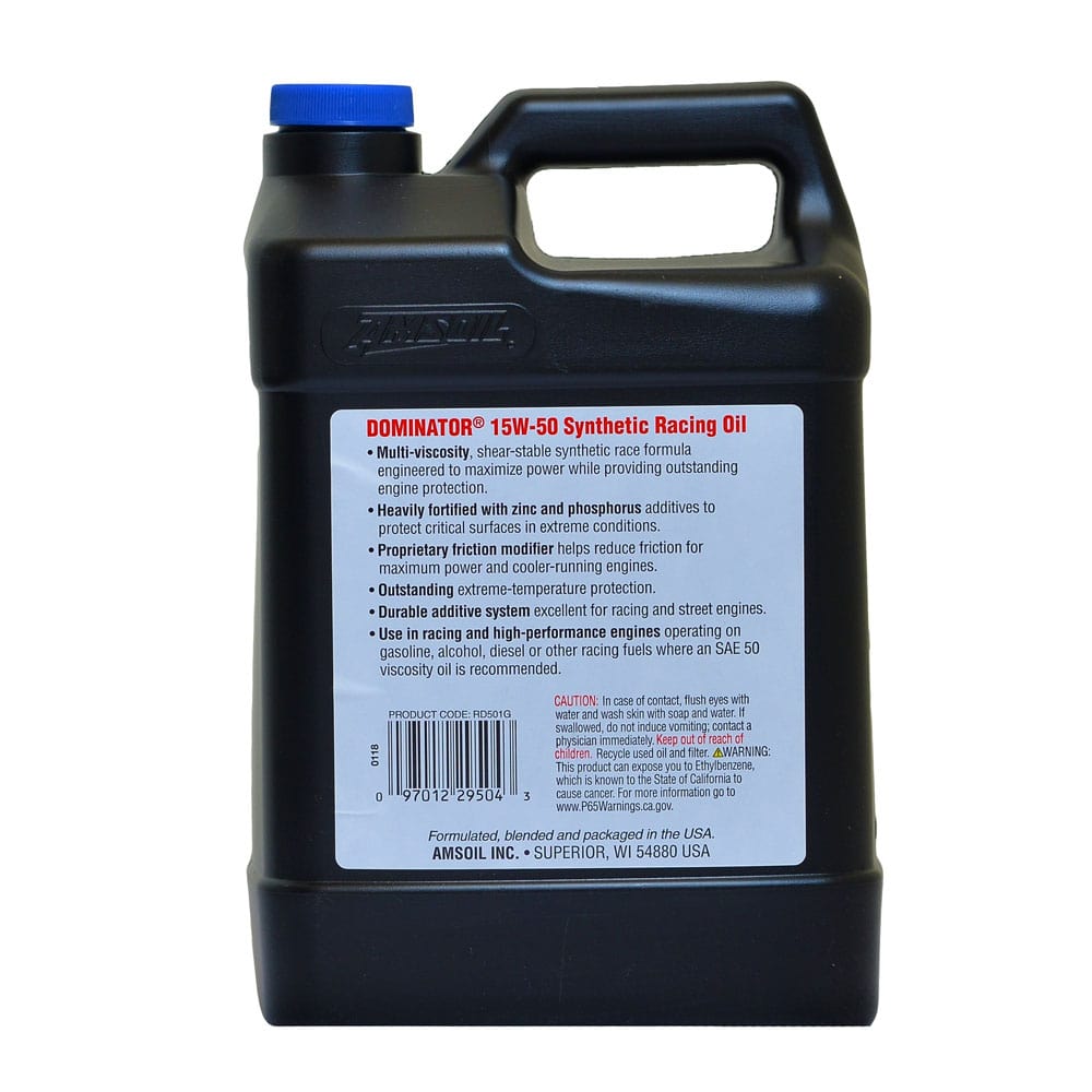 DOMINATOR® 15W-50 Racing Oil